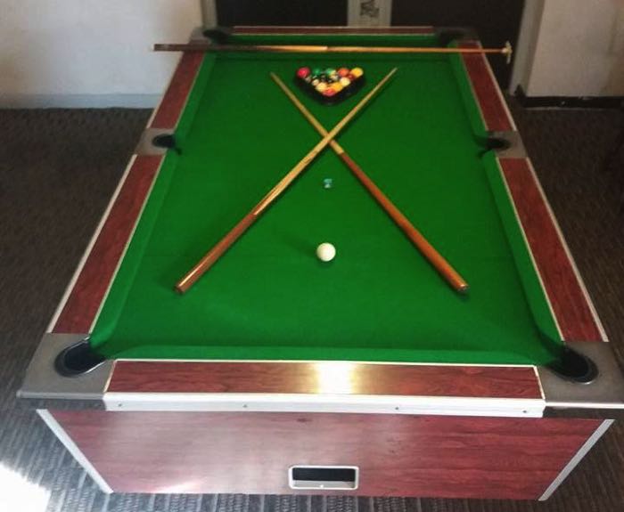 The Brown Cow Inn (Waberthwaite) pool table