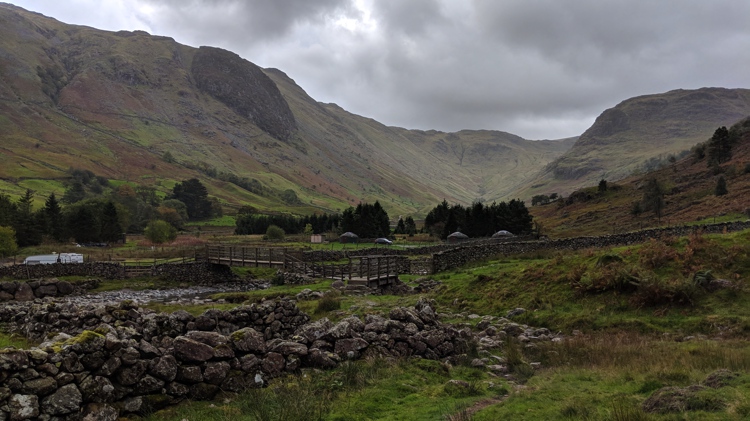 Two Footbridges Overlooked by Hind Crag