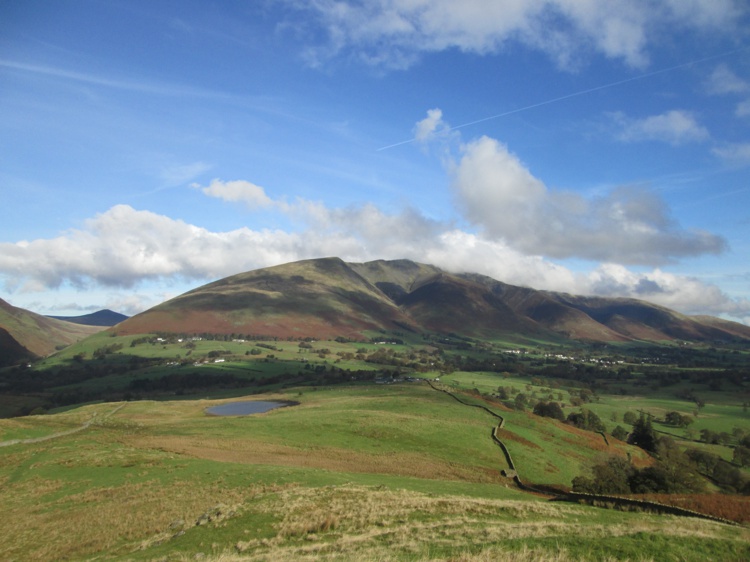 Blencathra and Tewet Tarn from Low Rigg