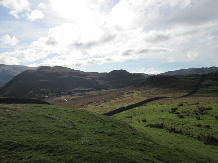 The Wall & High Rigg in the Distance from Low Rigg