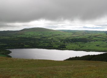 The northeastern view from the summit of Sale Fell
